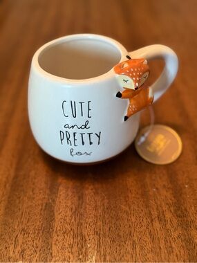 NWT Eccolo Cute And Pretty Fox Mug